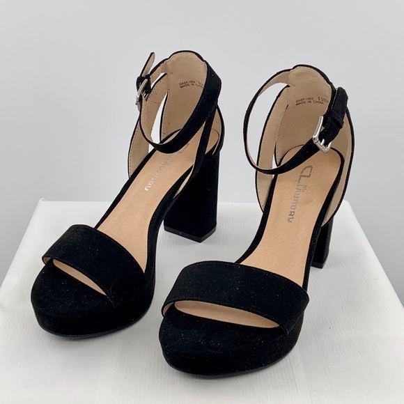 NWT CL by Chinese Laundry GO on 2 Women’s Black Dress Sandals Shoes - Picture 7 of 13